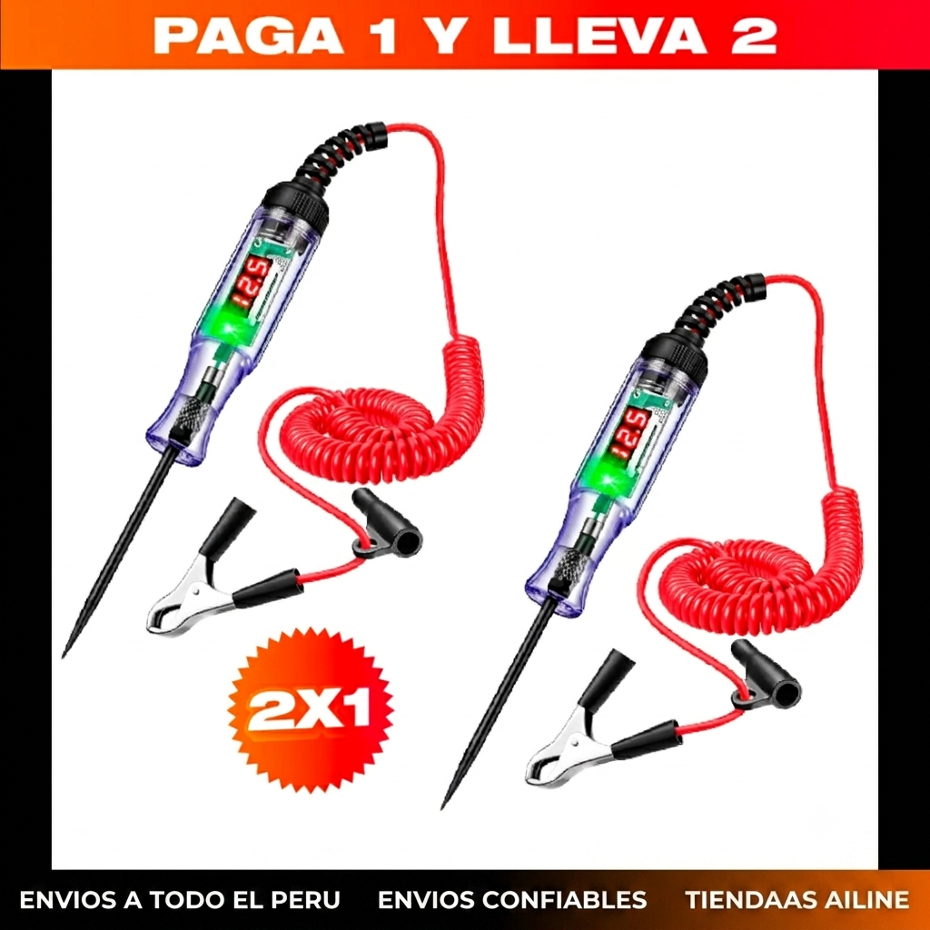 Tester LED de Circuitos para Vehículos (KIT DE 2 UNIDADES)
