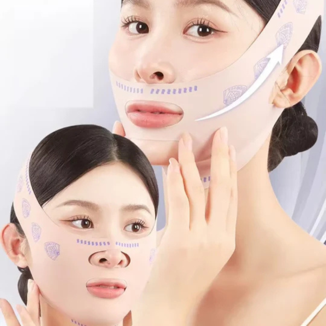 REAFIRMANTE FACIAL- Máscara para papada y Lifting (PACK DE 3 UNIDADES)