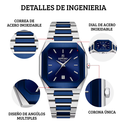RELOJ DE LUJO REWARD CLASIC AZUL💎