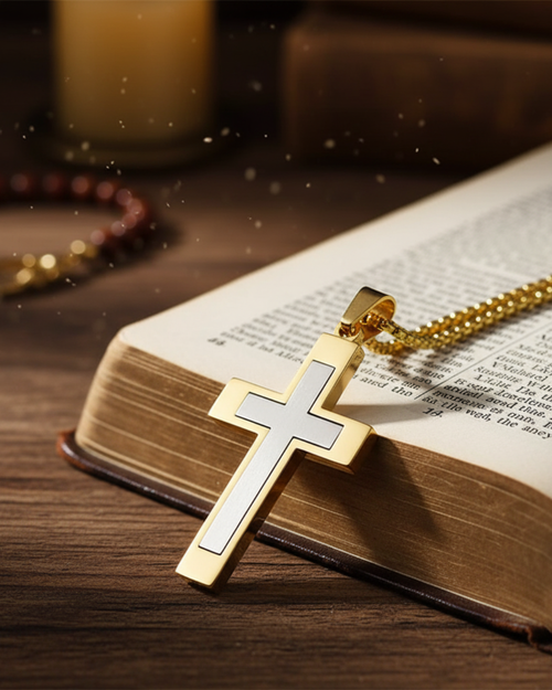 COLLAR CRUZ DE LUZ ETERNA