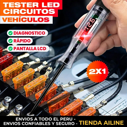 Tester LED de Circuitos para Vehículos (KIT DE 2 UNIDADES)