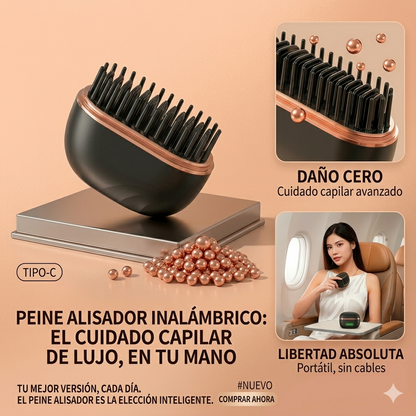 Peine Alisador Portátil Recargable – Alisa y Cuida tu Cabello