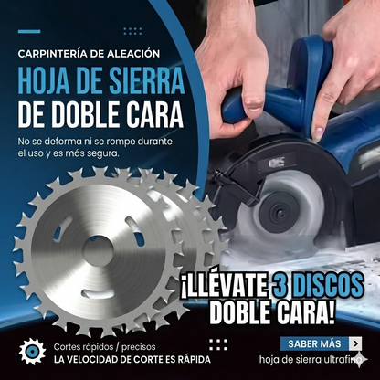 DISCOS DOBLE CARA⚙️-Cortes Más Limpios, Rápidos y Precisos