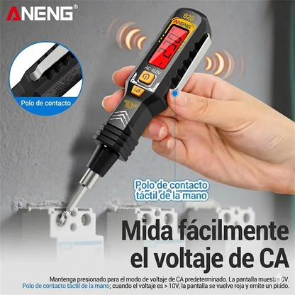 DETECTOR DE VOLTAJE SIN CONTACTO CON ALERTA INTELIGENTE🔊