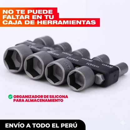SET BOQUILLAS DE LLAVES HEXAGONALES(14 UNIDADES)