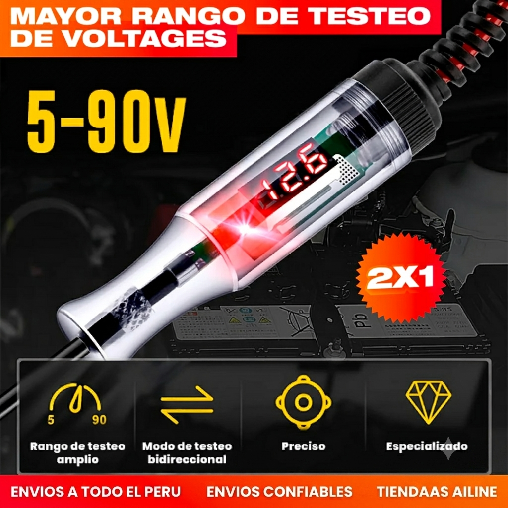 Tester LED de Circuitos para Vehículos (KIT DE 2 UNIDADES)