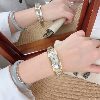 Reloj de cristal de lujo para mujer✨: Colección Royal Crystal - Elegancia Imponente y Destello de Gemas💎