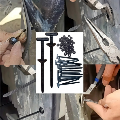 FixClip Pro™ – Kit de Abrazaderas tipo T de fijación universal de Nylon (100 unidades)