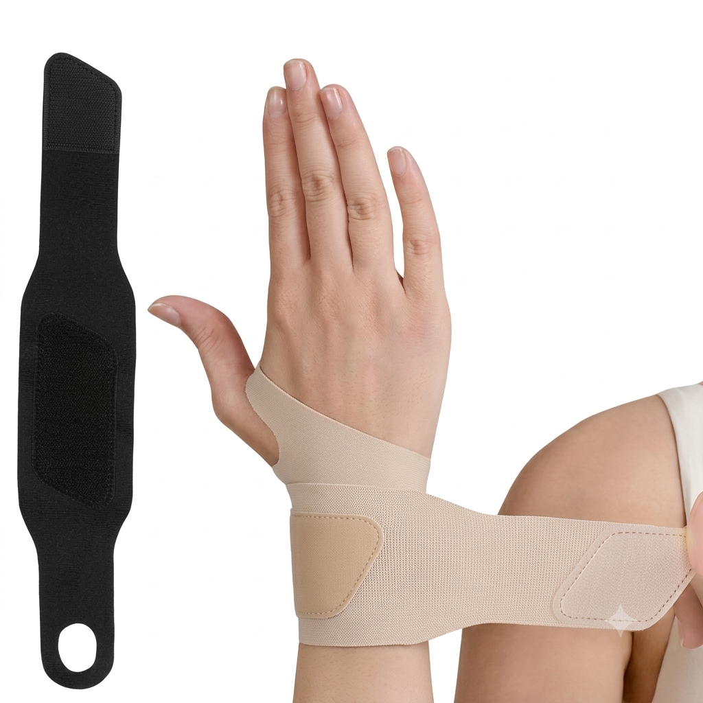 Muñequera Deportiva Ultra-Fina ErgoFlex™ - Estabilidad Continua y Cero Estorbo para Evitar Lesiones.