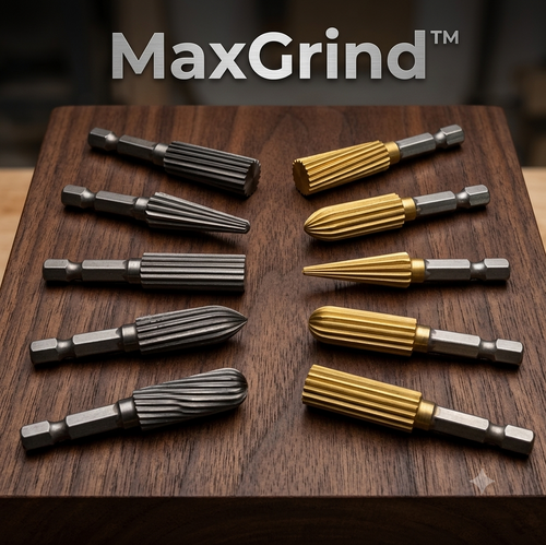 MaxGrind™ - Set Premium de Fresas Rotativas de Carburo de Alta Resistencia (5 pcs)