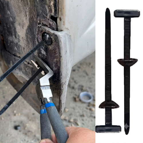 FixClip Pro™ – Kit de Abrazaderas tipo T de fijación universal de Nylon (100 unidades)
