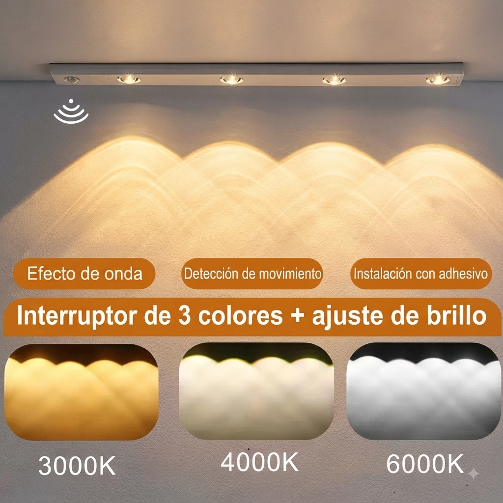SensorLight Pro™ – Luz LED Inteligente e Inalámbrica con Sensor de Movimiento - Ilumina tu hogar sin obras ni cables molestos 💡✨