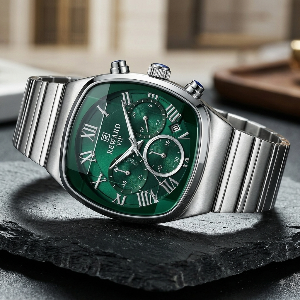 Reloj Reward VIP Esmeralda: El Arte del Poder Silencioso