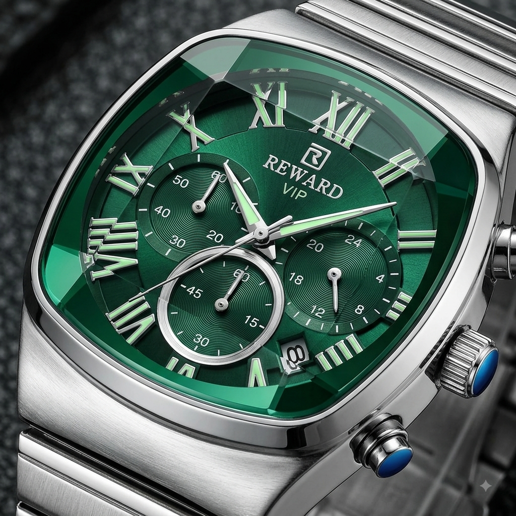 Reloj Reward VIP Esmeralda: El Arte del Poder Silencioso