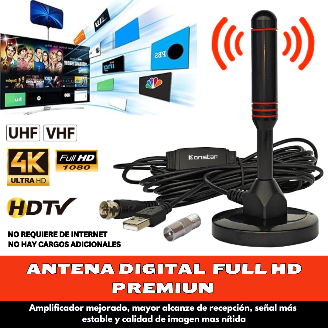 ANTENA DIGITAL FULL HD PREMIUM