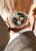 RELOJ DE LUJO CON PIEDRAS DIAMANTADAS DE ARCOIRIS-ACUÁTICO