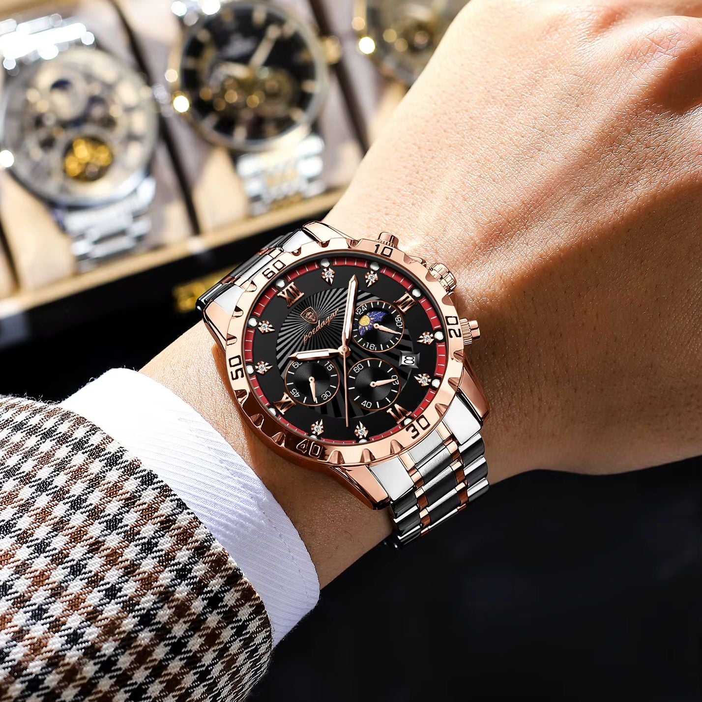 💎⌚Reloj de lujo Poedagar Imperial- Tu Tiempo, Tu Imperio🔱