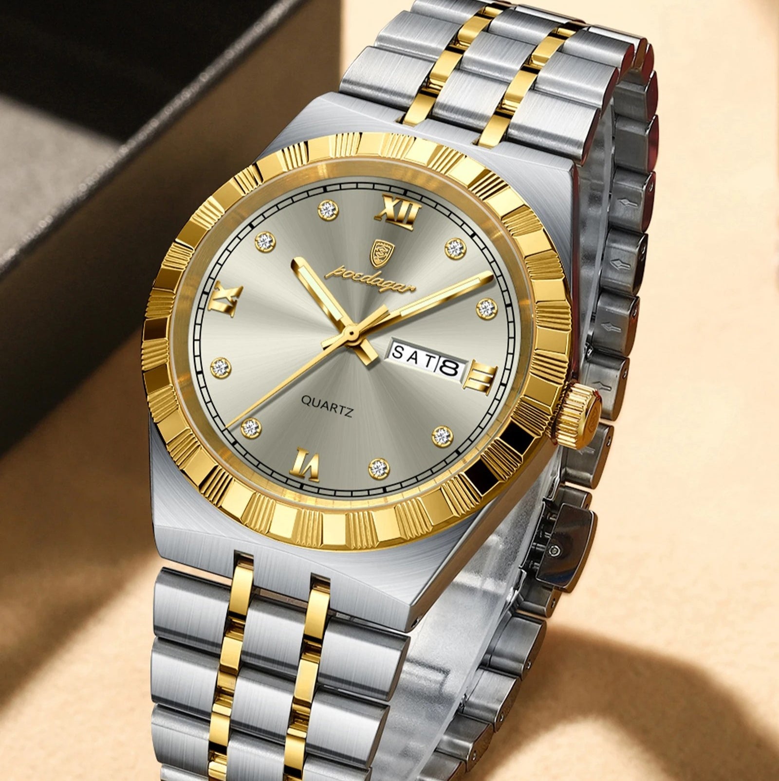 RELOJ TITANIUM LEGACY CON PIEDRAS DIAMANTADAS