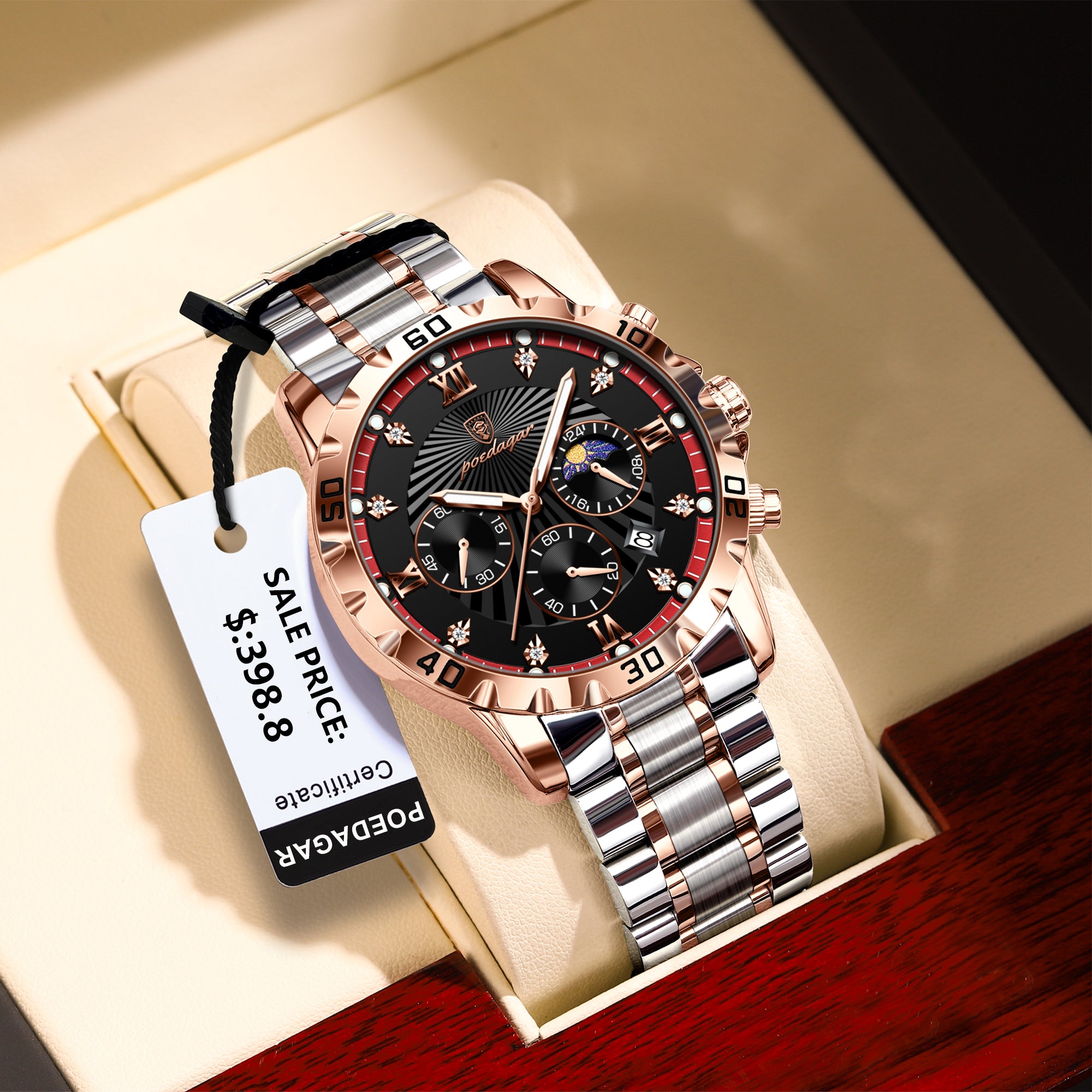 💎⌚Reloj de lujo Poedagar Imperial- Tu Tiempo, Tu Imperio🔱