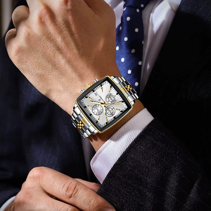 ⌚ RELOJ GOLDEN WHITE DE LUJO – El Poder Se LLeva en la Muñeca💪