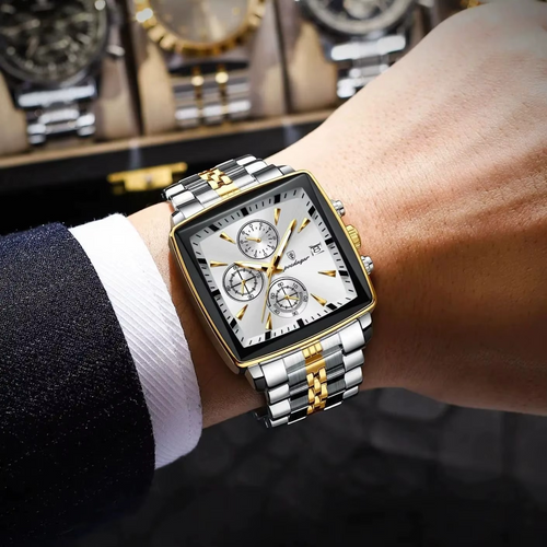 ⌚ RELOJ GOLDEN WHITE DE LUJO – El Poder Se LLeva en la Muñeca💪