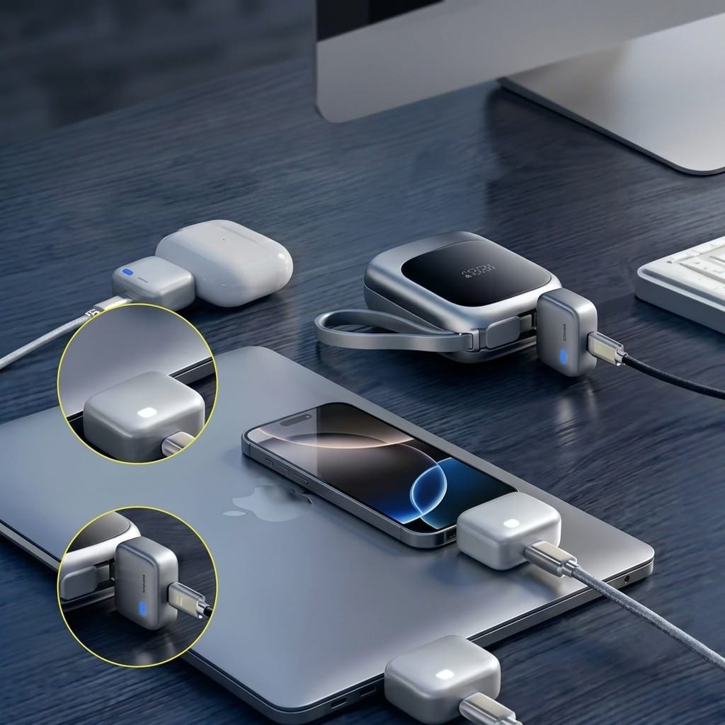 ⚡ PowerGuard Pro: Adaptador de Carga Auto-Expulsable 140W - El escudo que protege tu vida🛡️