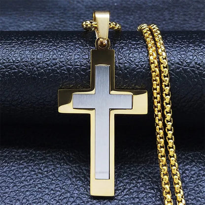 COLLAR CRUZ DE LUZ ETERNA