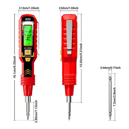 DETECTOR DE VOLTAJE SIN CONTACTO CON ALERTA INTELIGENTE🔊